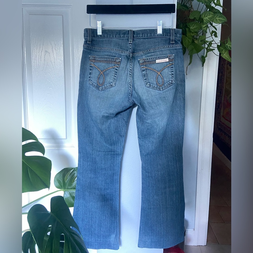 Calvin Klein Blue Women's Wide Leg Jeans